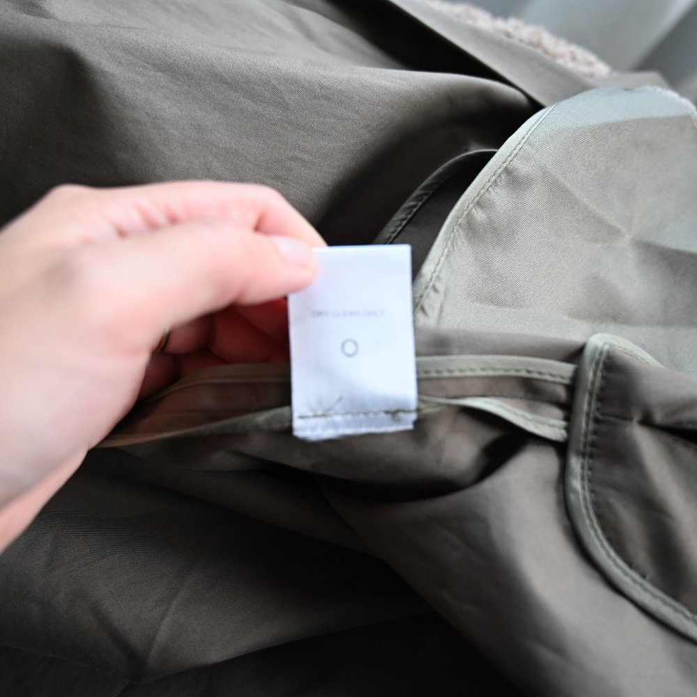 Cuyana Pleat Back Anorak in Brown | Medium - Picture 16 of 16